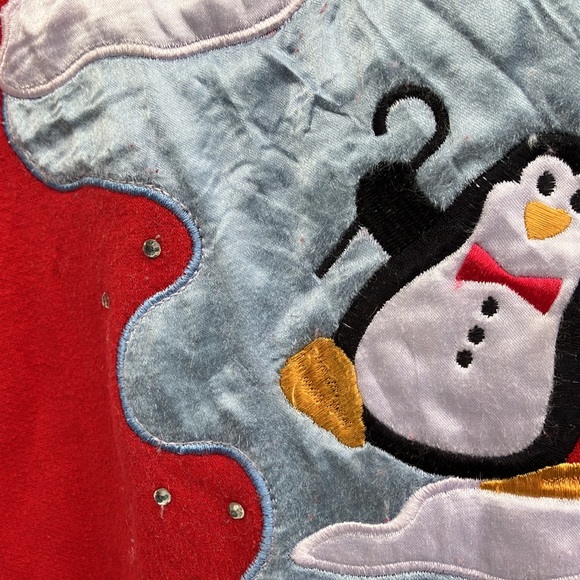 Vintage 90s Y2K Skating Penguins Sweatshirt - Picture 3 of 6